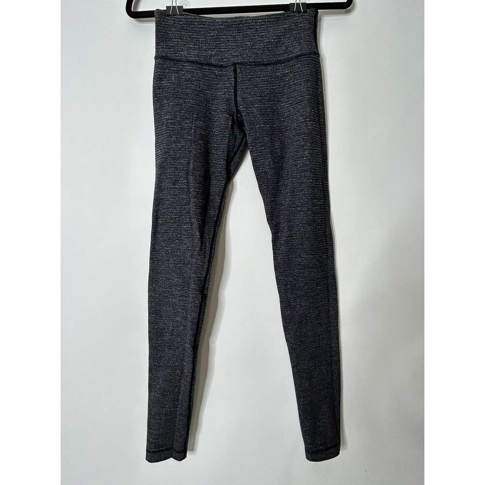 Lululemon Women Size 6 Striped Leggings - Picture 3 of 4